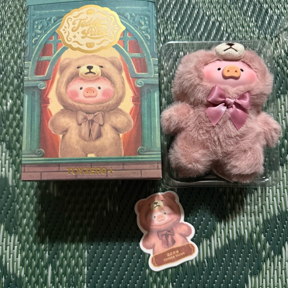 Pink Teddy Lulu-OPENED Box but NEW